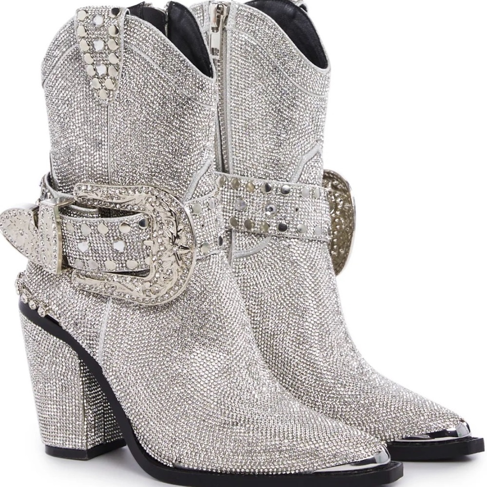 Club Exx- Sparkly Cowboy Boots
